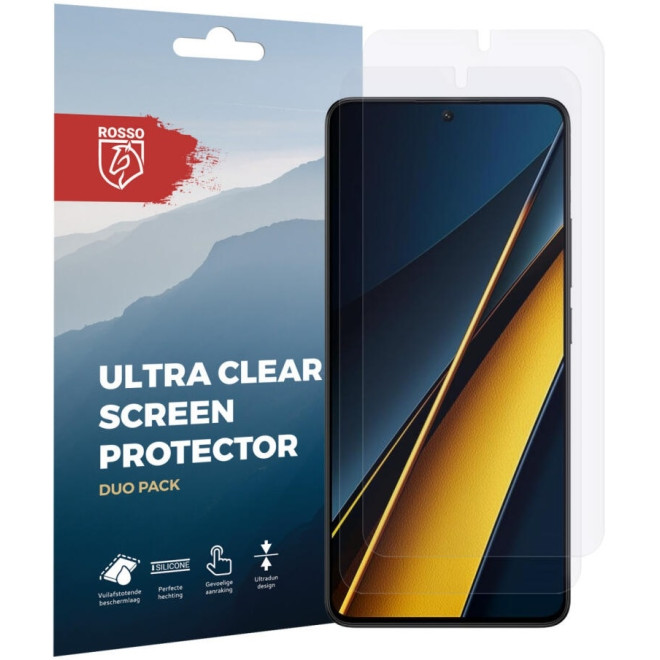 Μεμβράνη Προστασίας Οθόνης - Xiaomi Poco X6 Pro / Redmi K70E - Rosso Ultra Clear Screen Protector - 2 Τεμάχια