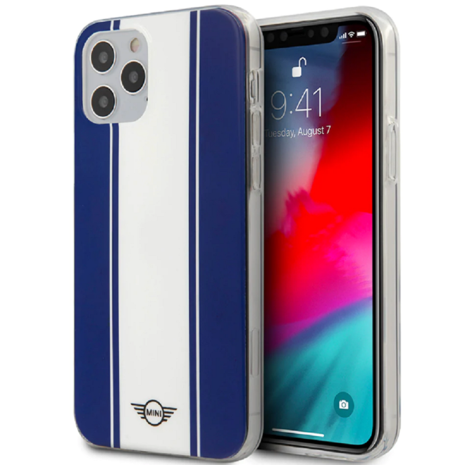 Mini Thoriz Stripes - Σκληρή Θήκη Apple iPhone 12 Pro Max - Navy 