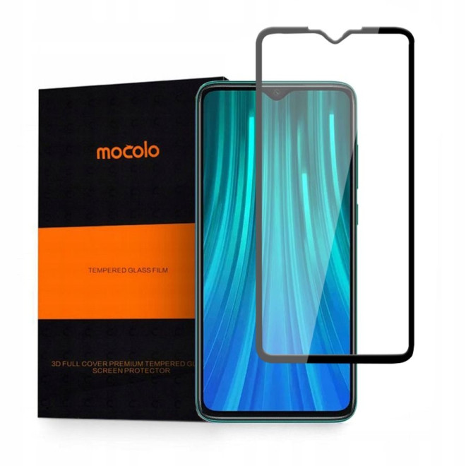 Mocolo TG+ Full Glue Tempered Glass - Fullface Αντιχαρακτικό Γυαλί Xiaomi Redmi Note 8 Pro - Black