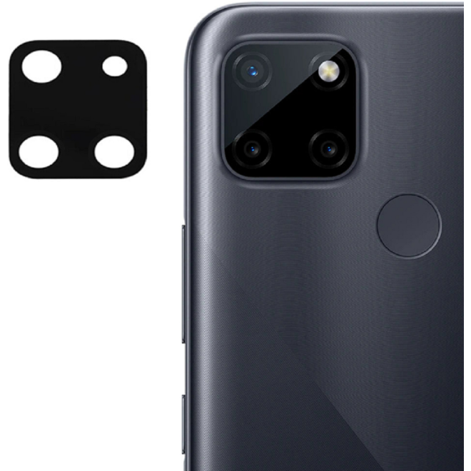 Mocolo TG+ Silk HD Pro Glass Camera Protector - Αντιχαρακτικό Προστατευτικό Γυαλί για Φακό Κάμερας Realme C21Y - Black
