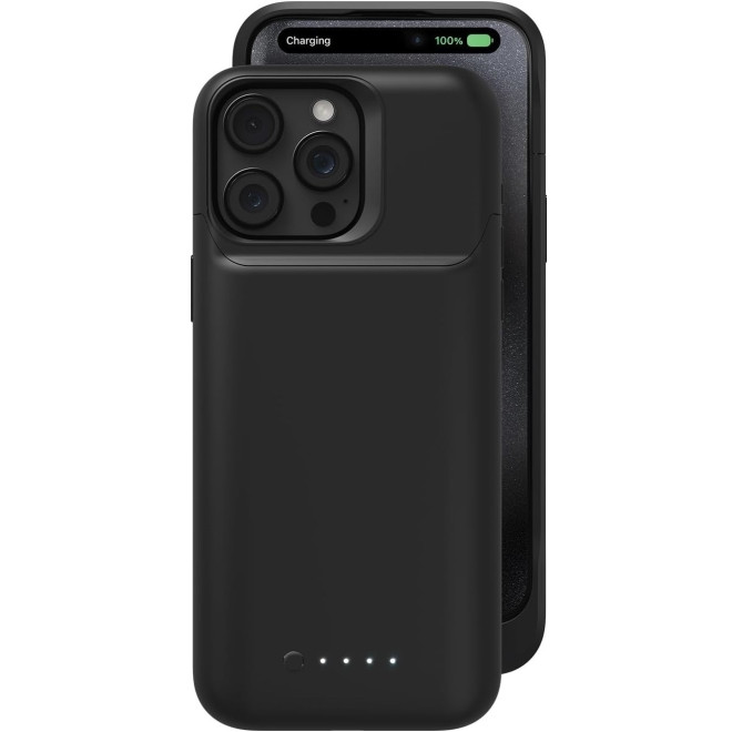 Θήκη Apple iPhone 15 Pro Max - Mophie Juice Pack 2024 Ανθεκτική με Ενσωματωμένη Μπαταρία 3.000 mAh - Black