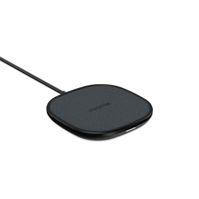 Mophie Wireless Charging Pad Σταθμός Ασύρματης Φόρτισης Quickcharge 10W – Ultrasuede / Black 