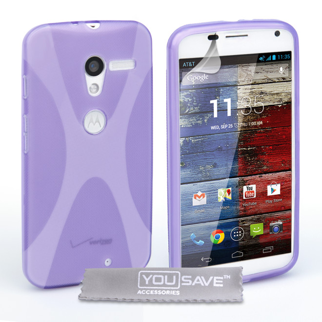 Ημιδιάφανη Θήκη Σιλικόνης Motorola Moto X