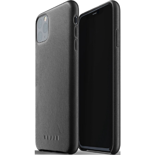MUJJO Full Leather Case - Δερμάτινη Θήκη Apple iPhone 11 Pro Max - Black