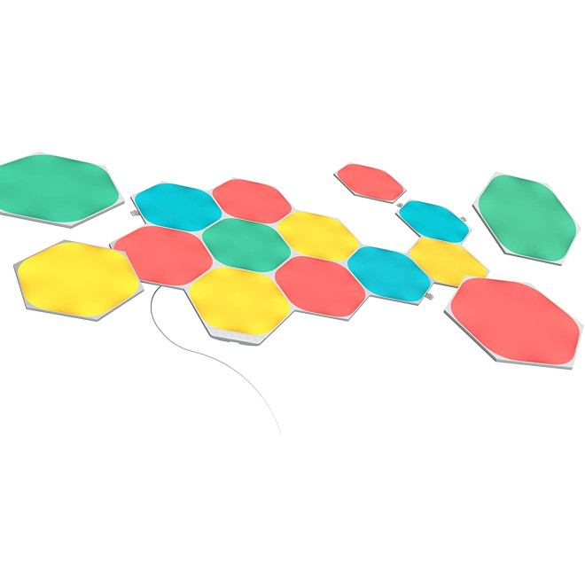 Nanoleaf Shapes Hexagons Starter Kit - Αρθρωτές Συνθέσεις LED Φωτισμού - 15 Τεμάχια