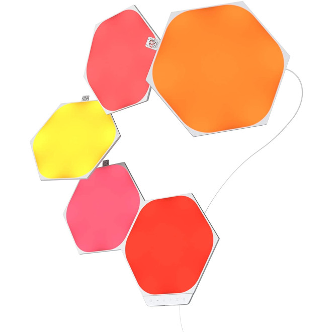 Nanoleaf Shapes Hexagons Starter Kit - Αρθρωτές Συνθέσεις LED Φωτισμού - 5 Τεμάχια