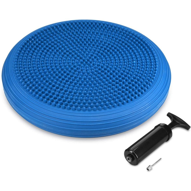 Navaris Air Stability Wobble Cushion - Μαξιλάρι Στάσης Σώματος / Σανίδα Ισορροπίας - 33cm - Blue