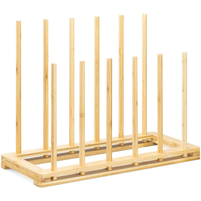 Navaris Bamboo Boot Rack - Ξύλινη Βάση για Μπότες / Παπούτσια από Μπαμπού - 56 x 43 x 23 cm - Light Brown