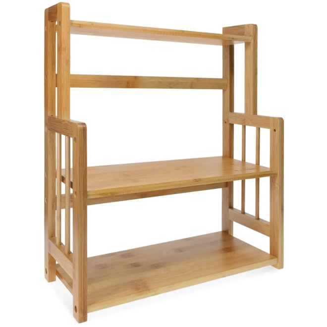 Navaris Bamboo Spice Rack - Ξύλινο Ράφι Καρυκευμάτων / Μπαχαρικών 3 Επιπέδων από Μπαμπού