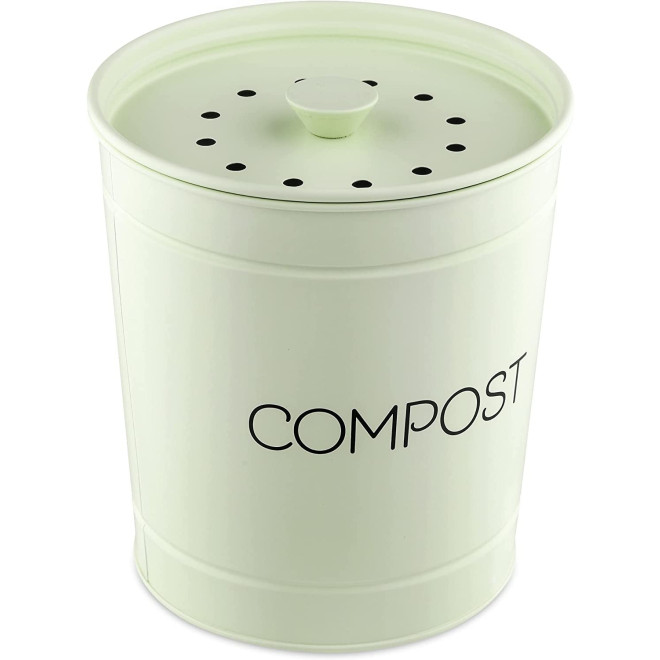 Navaris Compost Bin - Κάδος Kομποστοποίησης για Οργανικά Απορρίμματα - 3L - Mint