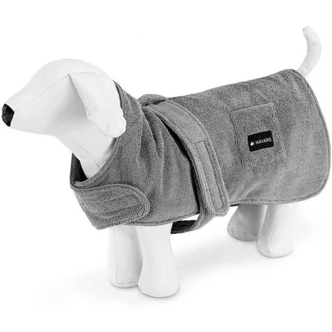 Navaris Dog Bathrobe - Μπουρνούζι / Πετσέτα για Σκύλους - Medium