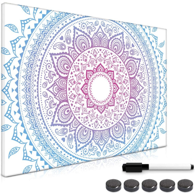 Navaris Magnetic Memo Board Whiteboard - Μαγνητικός Πίνακας Ανακοινώσεων - 40 x 60 cm - Indian Sun