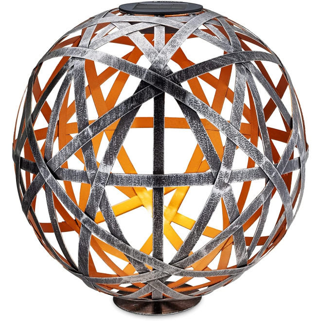 Navaris Outdoor Solar Light Ball - Διακοσμητική Φωτεινή Μπάλα LED - Silver 