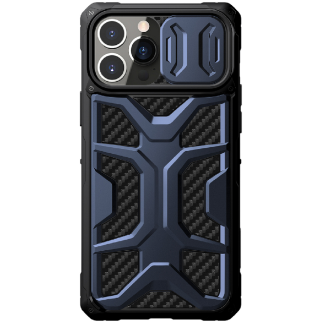 Nillkin Adventurer Armored Σκληρή Ανθεκτική Θήκη με Κάλυμμα για την Κάμερα - Apple iPhone 13 Pro - Blue