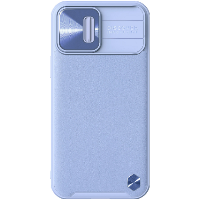 Nillkin CamShield Leather Case - Σκληρή Θήκη με Κάλυμμα για την Κάμερα - Apple iPhone 13 Pro Max - Purple