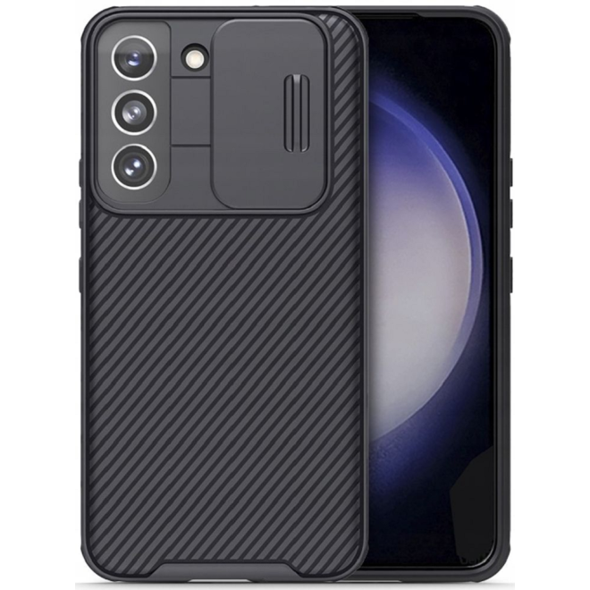Nillkin CamShield Pro - Σκληρή Θήκη με Κάλυμμα για την Κάμερα - Samsung Galaxy S23 - Black