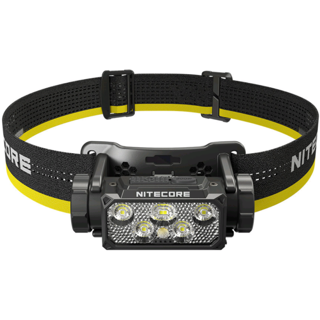 Nitecore HC60 UHE Headlamp - Αδιάβροχος Επαναφορτιζόμενος Φακός Κεφαλής LED - 1600 Lumens - Μπαταρία 4.000mAh - Black