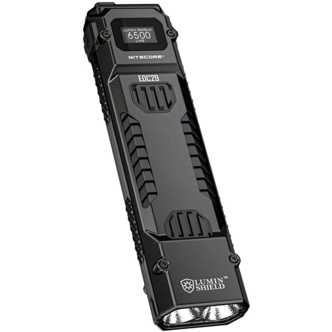 Nitecore EDC29 - Αδιάβροχος Επαναφορτιζόμενος Φακός UHi LED - 6500 Lumens - Μπαταρία 2.500 mAh - Black 