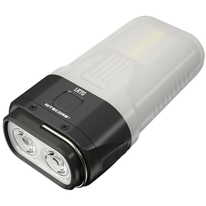Nitecore LR70 - Αδιάβροχος Επαναφορτιζόμενος Φακός LED / Φανάρι / PowerBank με 1 x Type-C - 18W - 3000 Lumens - Μπαταρία 10.000 mAh