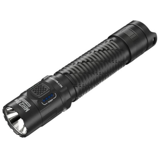 Nitecore MH12Pro - Αδιάβροχος Επαναφορτιζόμενος Φακός LED Multi Task Hybrid - 3300 Lumens - Μπαταρία 5300 mAh - Black