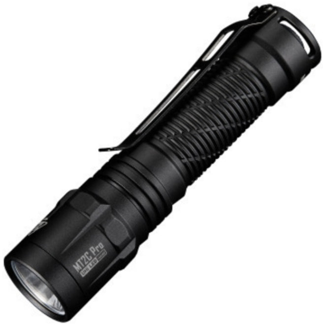 Nitecore MT2C Pro - Αδιάβροχος Επαναφορτιζόμενος Φακός LED Multi Task Tactical - 1800 Lumens - Μπαταρία NL1836R / 3600mAh - Black
