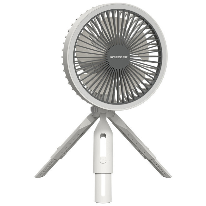 Nitecore NEF10 Multifunctional Electric Fan - Πολυχρηστικός Ανεμιστήρας 3 Επιπέδων με LED Φωτισμό & PowerBank με 1 x USB-A - 10W - 10.000mAh - White
