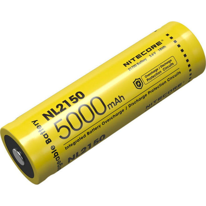 Nitecore NL2150 - Επαναφορτιζόμενη Μπαταρία 21700 Li-ion - 5000mAh - 3.6V