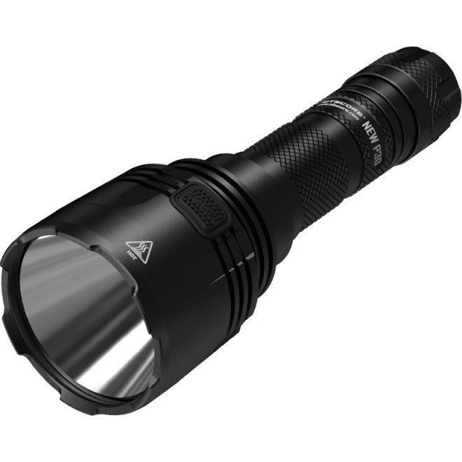 Nitecore Precise P30 NEW - Αδιάβροχος Επαναφορτιζόμενος Φακός LED + 2150R USB-C - 1000 Lumens - Μπαταρία 5000 mAh - Black