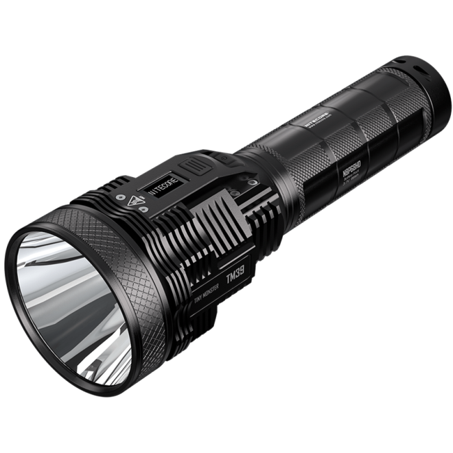 Nitecore Tiny Monster TM39 - Αδιάβροχος Επαναφορτιζόμενος Φακός LED + NBP68HD Battery Pack - 5200 Lumens - Black 