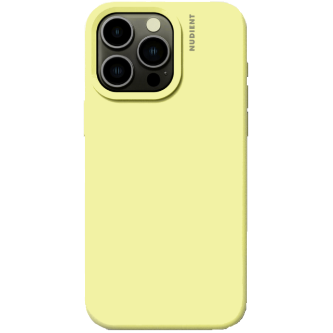 Nudient Base Case - Θήκη Σιλικόνης Apple iPhone 15 Pro Max - Pale Yellow