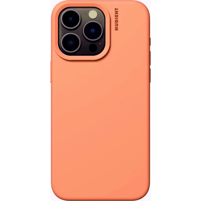 Nudient Base Case - Θήκη Σιλικόνης Apple iPhone 15 Pro Max - Peach OrangeNudient Base Case - Θήκη Σιλικόνης Apple iPhone 15 Pro Max - Peach Orange