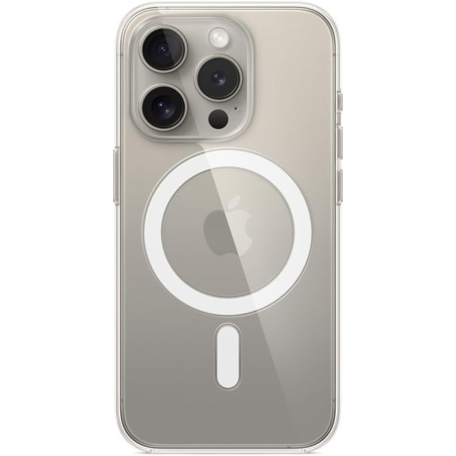 Official Apple Clear Case - Διάφανη Θήκη με MagSafe Apple iPhone 15 Pro - Clear