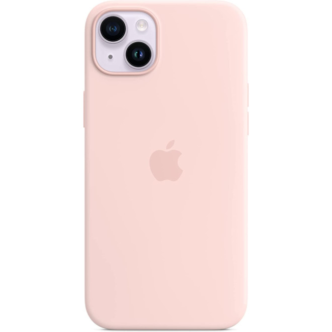 Official Apple Θήκη Σιλικόνης με MagSafe Apple iPhone 14 Plus - Chalk Pink