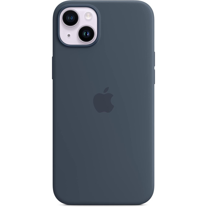 Official Apple Θήκη Σιλικόνης με MagSafe Apple iPhone 14 Plus - Storm Blue