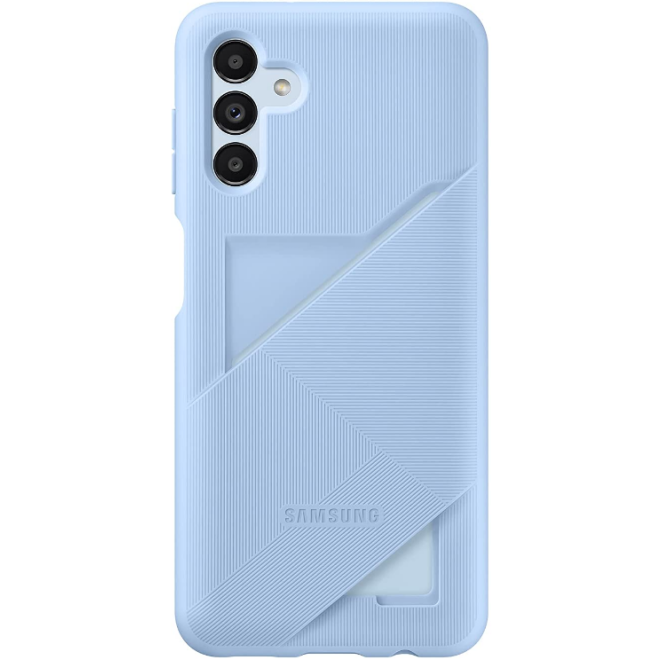 Official Samsung Card Slot Cover - Θήκη Σιλικόνης με Υποδοχή για Κάρτα - Samsung Galaxy A13 5G - Arctic Blue