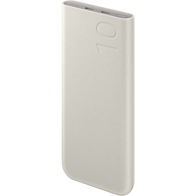 Official Samsung Fast External Battery Pack - PowerBank / Φορητή Μπαταρία Φόρτισης με 2 x Type-C - 10.000mAh - 25W - Beige