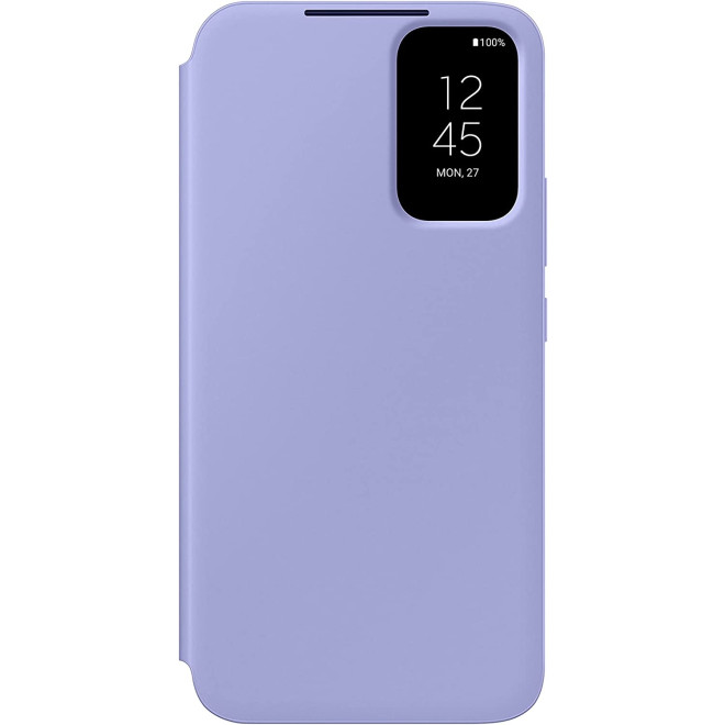Official Samsung S View Wallet Cover - Θήκη Flip με Ενεργό Πορτάκι Samsung Galaxy A34 - Blueberry