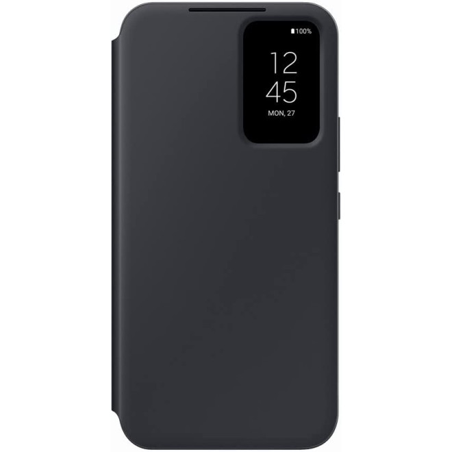 Official Samsung S View Wallet Cover - Θήκη Flip με Ενεργό Πορτάκι Samsung Galaxy A54 - Black 