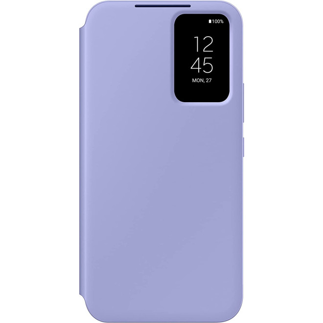 Official Samsung S View Wallet Cover - Θήκη Flip με Ενεργό Πορτάκι Samsung Galaxy A54 - Blueberry
