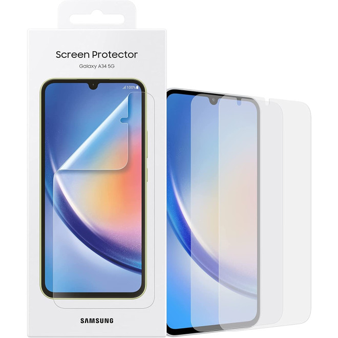 Official Samsung Screen Protector - Μεμβράνη Προστασίας Οθόνης Samsung Galaxy A34 - 2 Τεμάχια