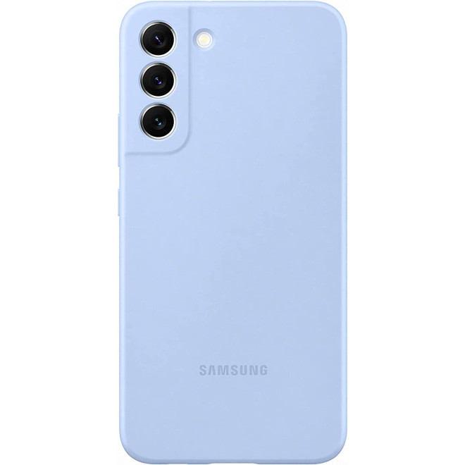 Official Samsung Silicone Cover Θήκη Σιλικόνης - Samsung Galaxy S22 Plus 5G - Sky Blue