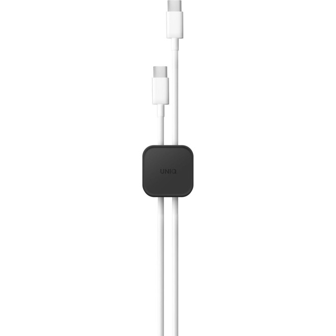 Οργανωτής Καλωδίων Uniq Pod 8-In-1 Cable Organizer Αυτοκόλλητα Clips Σιλικόνης 8 Τεμάχια Dark Grey