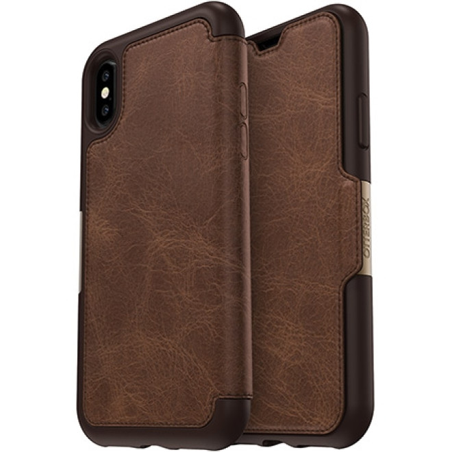 Otterbox Strada Series - Δερμάτινη Θήκη-Πορτοφόλι iPhone X/XS - Espresso