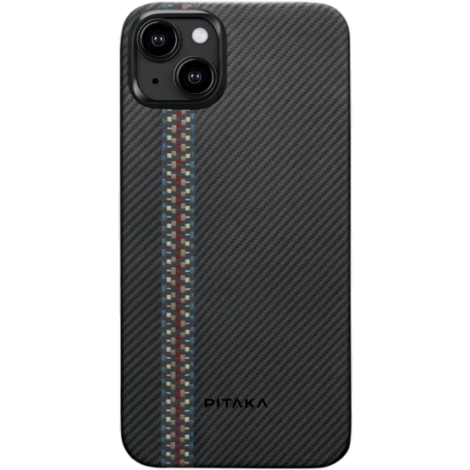 Pitaka Fusion Weaving MagEZ Case 4 - MagSafe Θήκη Aramid Fiber Body Apple iPhone 15 Plus - 0.95mm - 600D - Rhapsody