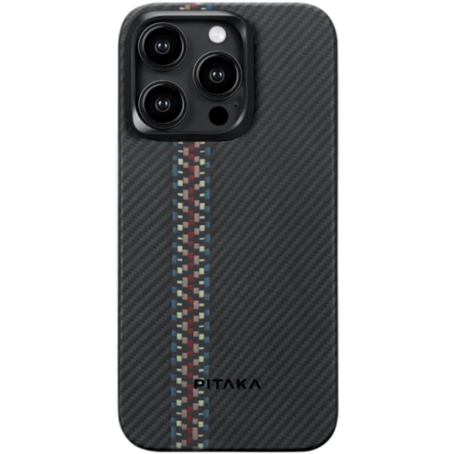 Pitaka Fusion Weaving MagEZ Case 4 - MagSafe Θήκη Aramid Fiber Body Apple iPhone 15 Pro Max - 0.95mm - 600D - Rhapsody