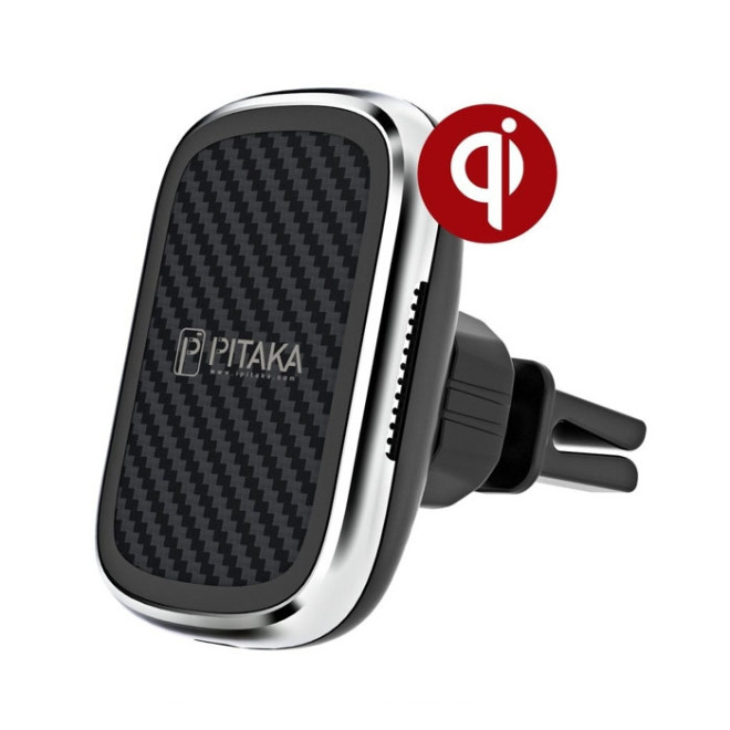 Pitaka MagEZ Air Vent Car Mount Qi Wireless - Μαγνητική Βάση Ασύρματης Φόρτισης για Αεραγωγούς Αυτοκινήτου - Black