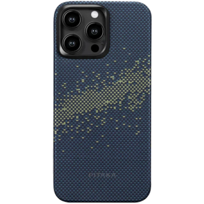Pitaka StarPeak MagEZ Case 4 - MagSafe Θήκη Aramid Fiber Body Apple iPhone 15 Pro Max - 1.15mm - 1500D - Milky Way Galaxy