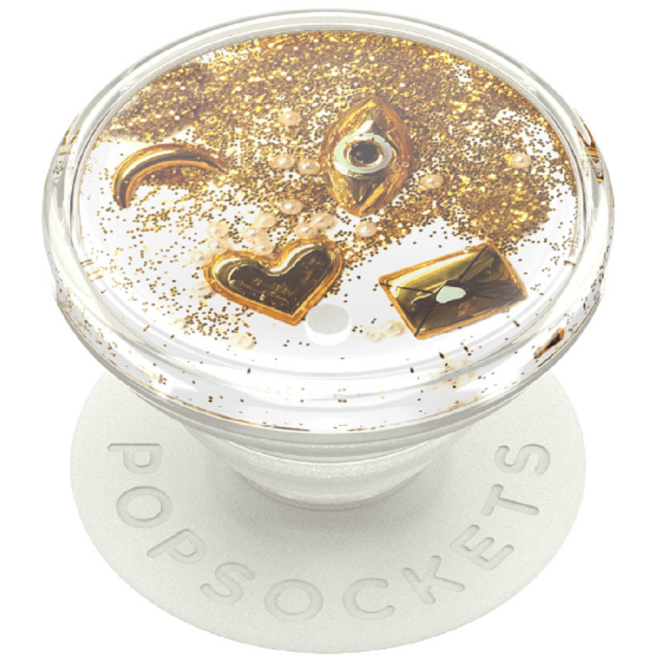 PopSocket Luxe - Snowglobe με Υγρό Glitter - Tidepool Good Luck Charms