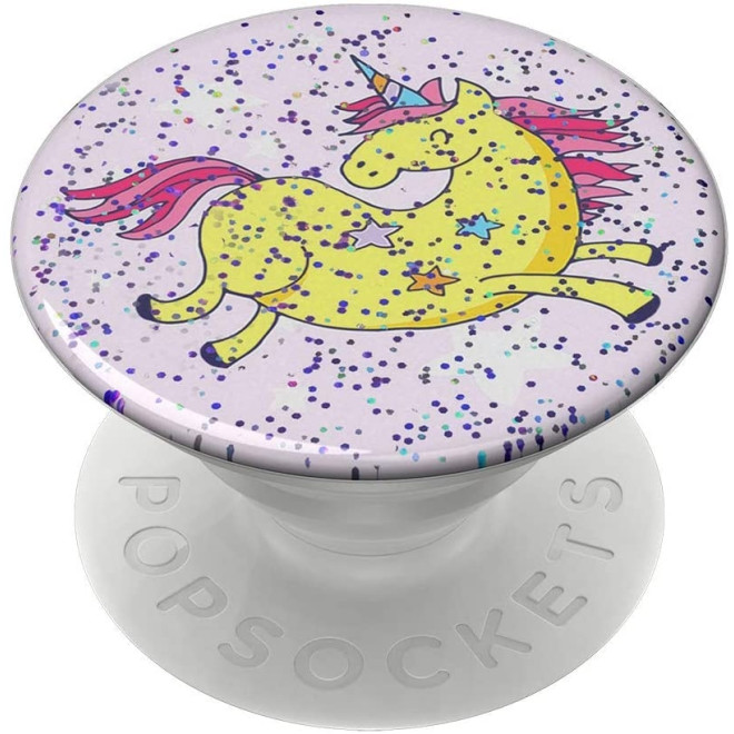 PopSocket Premium Glitter Jumping Unicorn