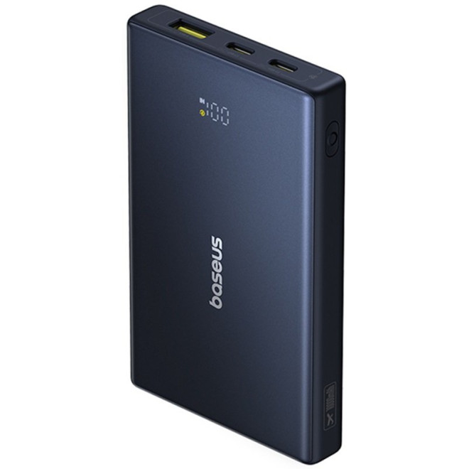 PowerBank Baseus PicoGo με Ψηφιακή Οθόνη LED με 1 x USB-A / 2 x Type-C 10.000mAh 20W Cosmic Black